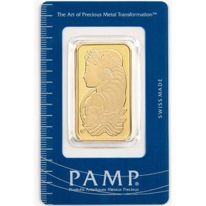 PAMP Gold Bars 10 in Stock, Call for Details
