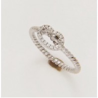 Designer Ring with Certified Diamonds in 18k Gold - LR1093G