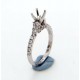 Certified Diamond Mount for Brilliant Round Cut Solitaire - LR1006G