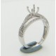 Certified Diamond Mount for Brilliant Round Cut Solitaire - LR1030G A