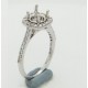 Certified Diamond Mount for Brilliant Round Cut Solitaire - LR1037G