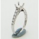 Certified Diamond Mount for Brilliant Round Cut Solitaire - LR1040G