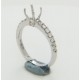 Certified Diamond Mount for Brilliant Round Cut Solitaire - LR1044G