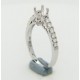 Certified Diamond Mount for Brilliant Round Cut Solitaire - LR1048G