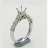 Certified Diamond Mount for Brilliant Round Cut Solitaire - LR1057G