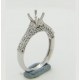 Certified Diamond Mount for Brilliant Round Cut Solitaire - LR1057G