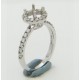 Certified Diamond Mount for Brilliant Round Cut Solitaire - LR1059G