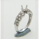 Certified Diamond Mount for Brilliant Round Cut Solitaire - LR1061G