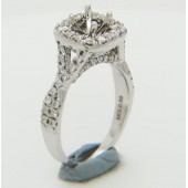 Certified Diamond Mount for Brilliant Round Cut Solitaire - LR1069G