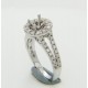 Certified Diamond Mount for Brilliant Round Cut Solitaire - LR1070G