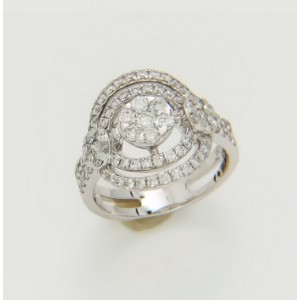 Certified Diamond Mount for Brilliant Round Cut Solitaire - LR1071W