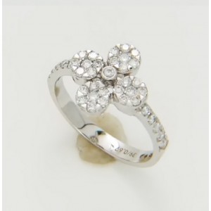 Certified Diamond Mount for Brilliant Round Cut Solitaire - LR1072W
