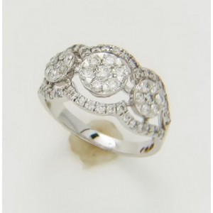 Certified Diamond Mount for Brilliant Round Cut Solitaire - LR1075W