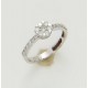 Certified Diamond Mount for Brilliant Round Cut Solitaire - LR1076W